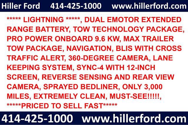 Certified 2022 Ford F150 Lightning XLT w/ Tow Technology Package AWD/4WD image 2