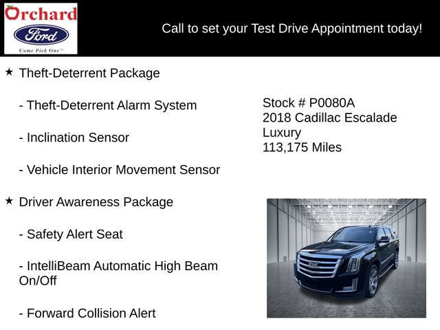 Used 2018 Cadillac Escalade Luxury AWD/4WD image 13