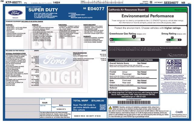 Certified 2025 Ford F250 XLT w/ FX4 Off-Road Package AWD/4WD image 41