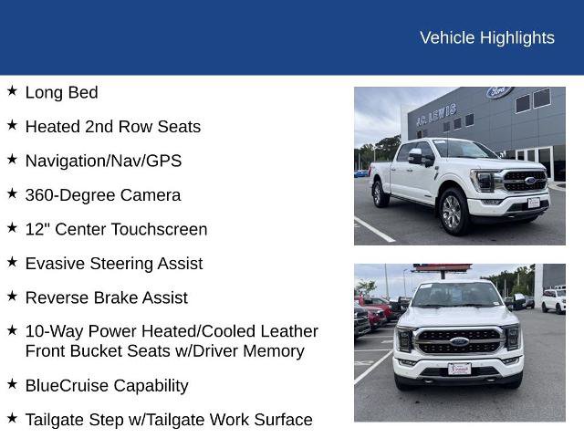 Certified 2022 Ford F150 Platinum w/ Equipment Group 701A High AWD/4WD image 26