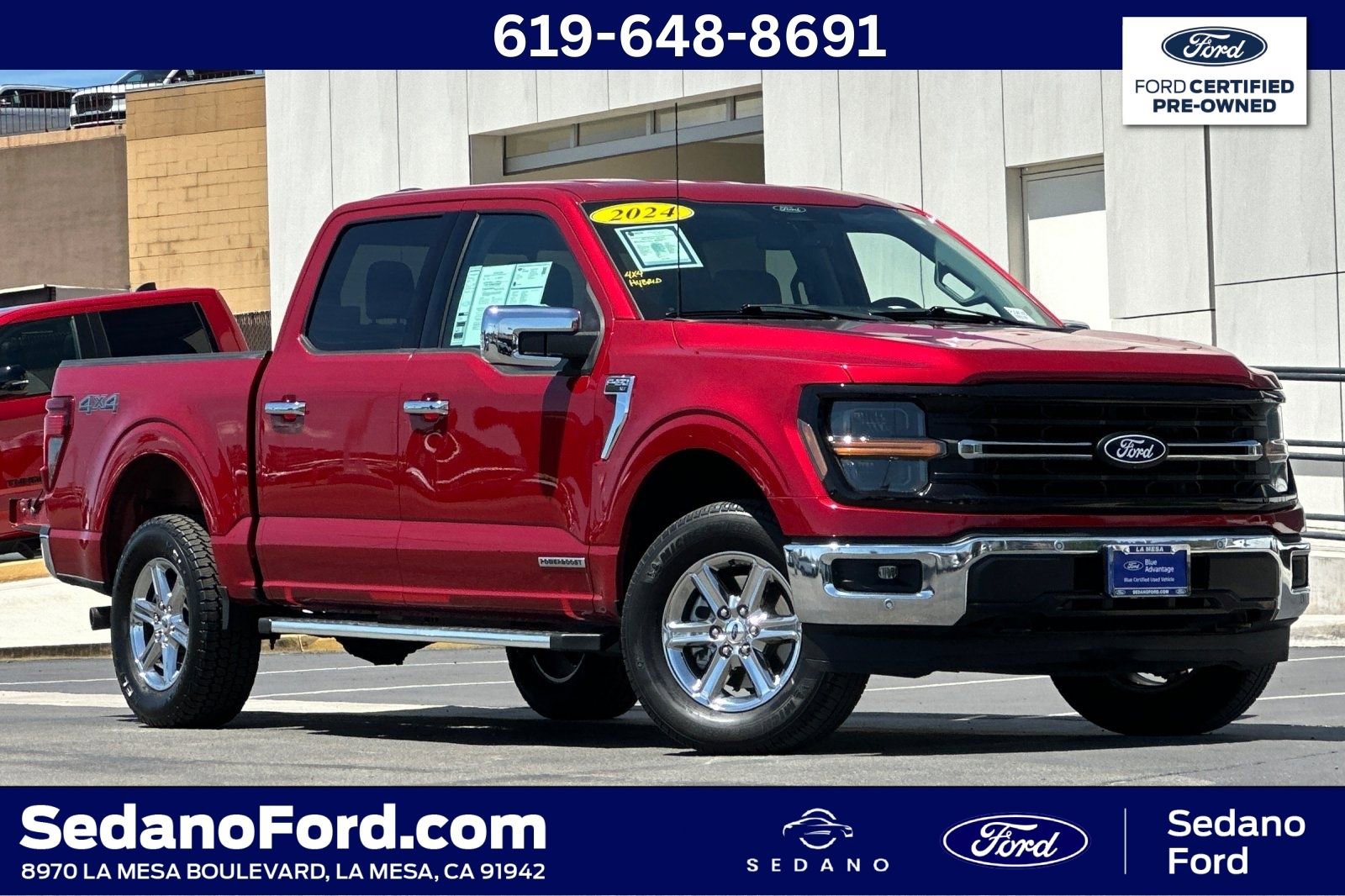 Certified 2024 Ford F150 XLT w/ Equipment Group 302A MID