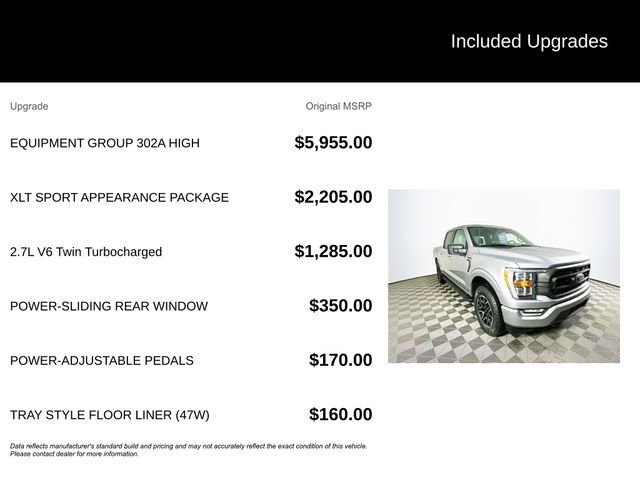 Certified 2023 Ford F150 XLT w/ Equipment Group 302A High image 9