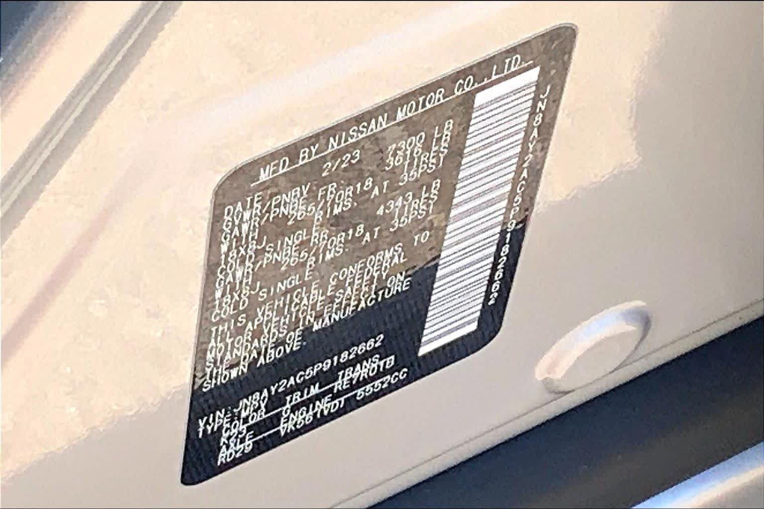 Used 2023 Nissan Armada SV RWD image 37