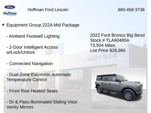 Certified 2022 Ford Bronco Big Bend AWD/4WD image 6