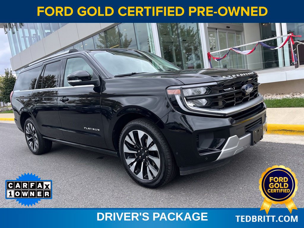 Certified 2025 Ford Expedition Max Platinum w/ Driver's Package