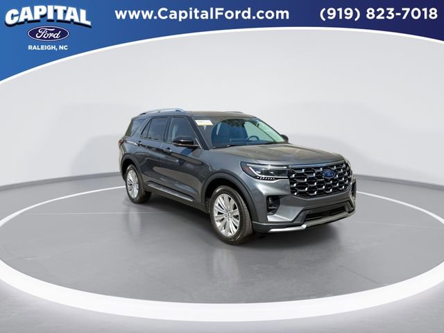 Certified 2025 Ford Explorer Platinum w/ LUX Leather Package AWD/4WD image 2