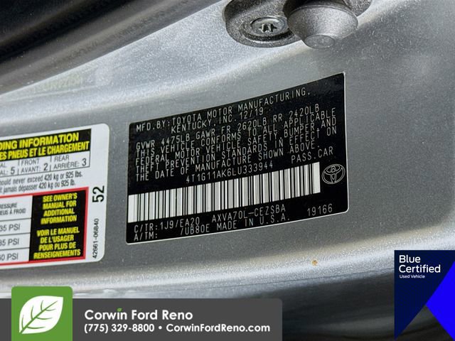 Used 2020 Toyota Camry SE FWD image 32