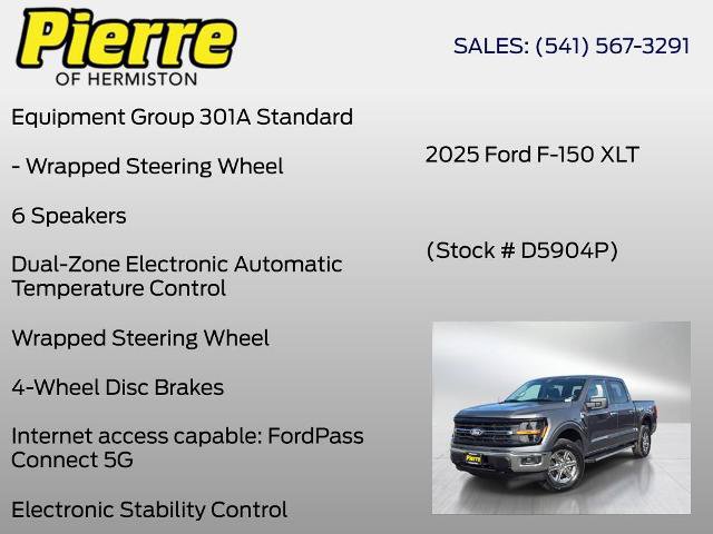 Certified 2025 Ford F150 XLT w/ Equipment Group 301A Standard AWD/4WD image 13