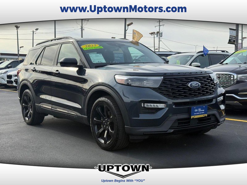 Certified 2022 Ford Explorer ST-Line w/ Class IV Trailer Tow Package