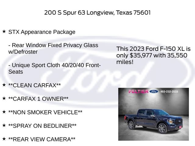 Certified 2023 Ford F150 XL w/ STX Appearance Package RWD image 11