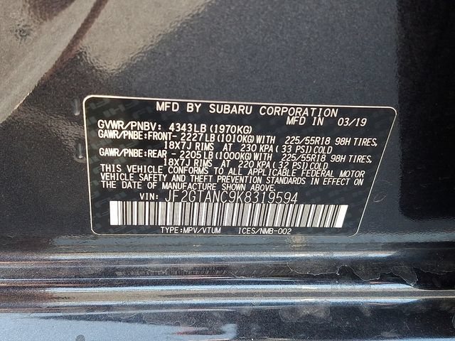 Used 2019 Subaru Crosstrek 2.0i Limited w/ Moonroof Package w/Navigation AWD/4WD image 32