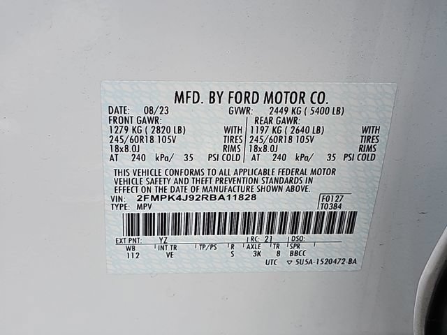 Certified 2024 Ford Edge SEL AWD/4WD image 37