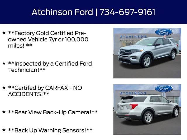 Certified 2022 Ford Explorer XLT w/ Equipment Group 202A image 4