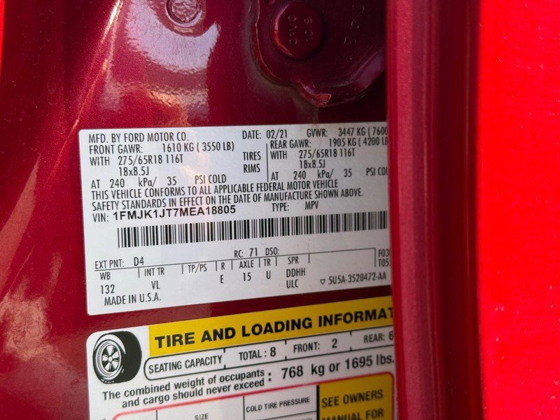 Certified 2021 Ford Expedition Max XLT image 29