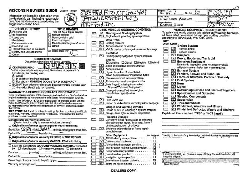 Certified 2023 Ford F150 XLT w/ Equipment Group 302A High AWD/4WD image 41