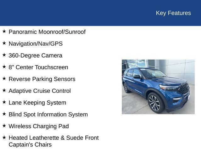 Certified 2022 Ford Explorer ST-Line w/ Class IV Trailer Tow Package image 24