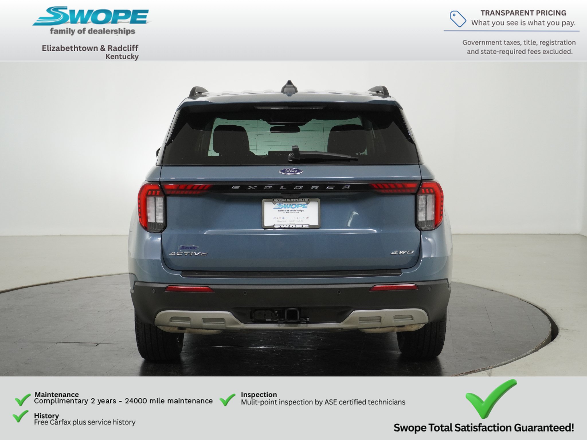 Certified 2025 Ford Explorer Active w/ Active Comfort Package AWD/4WD image 4