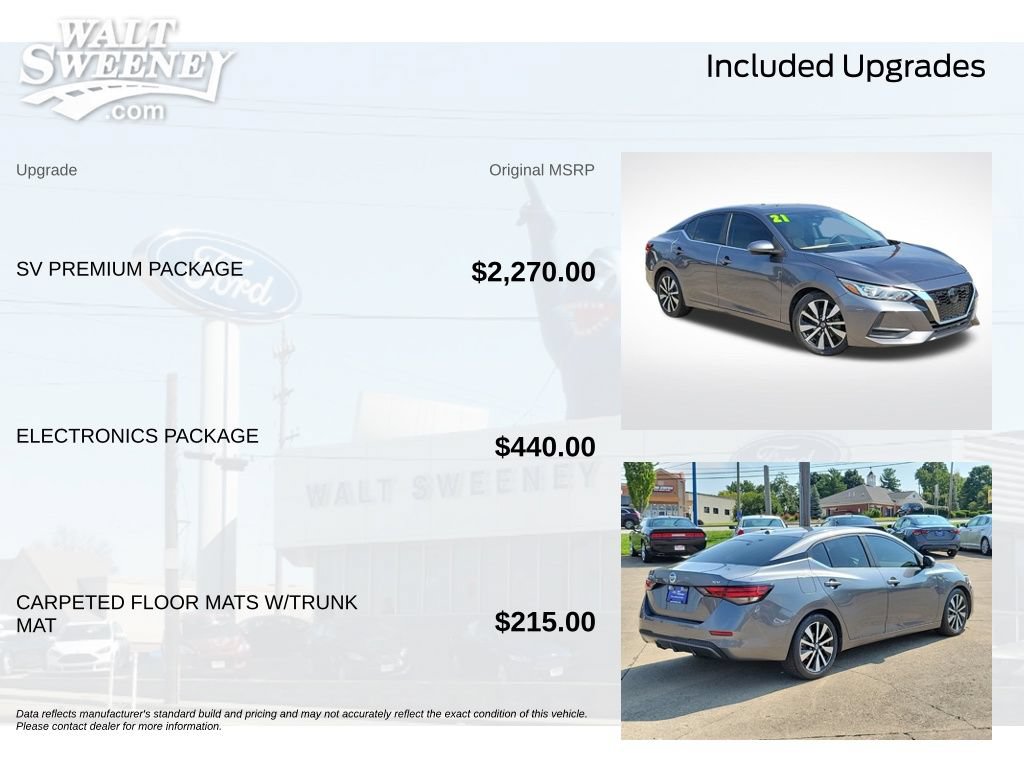 Used 2021 Nissan Sentra SV w/ SV Premium Package FWD image 12