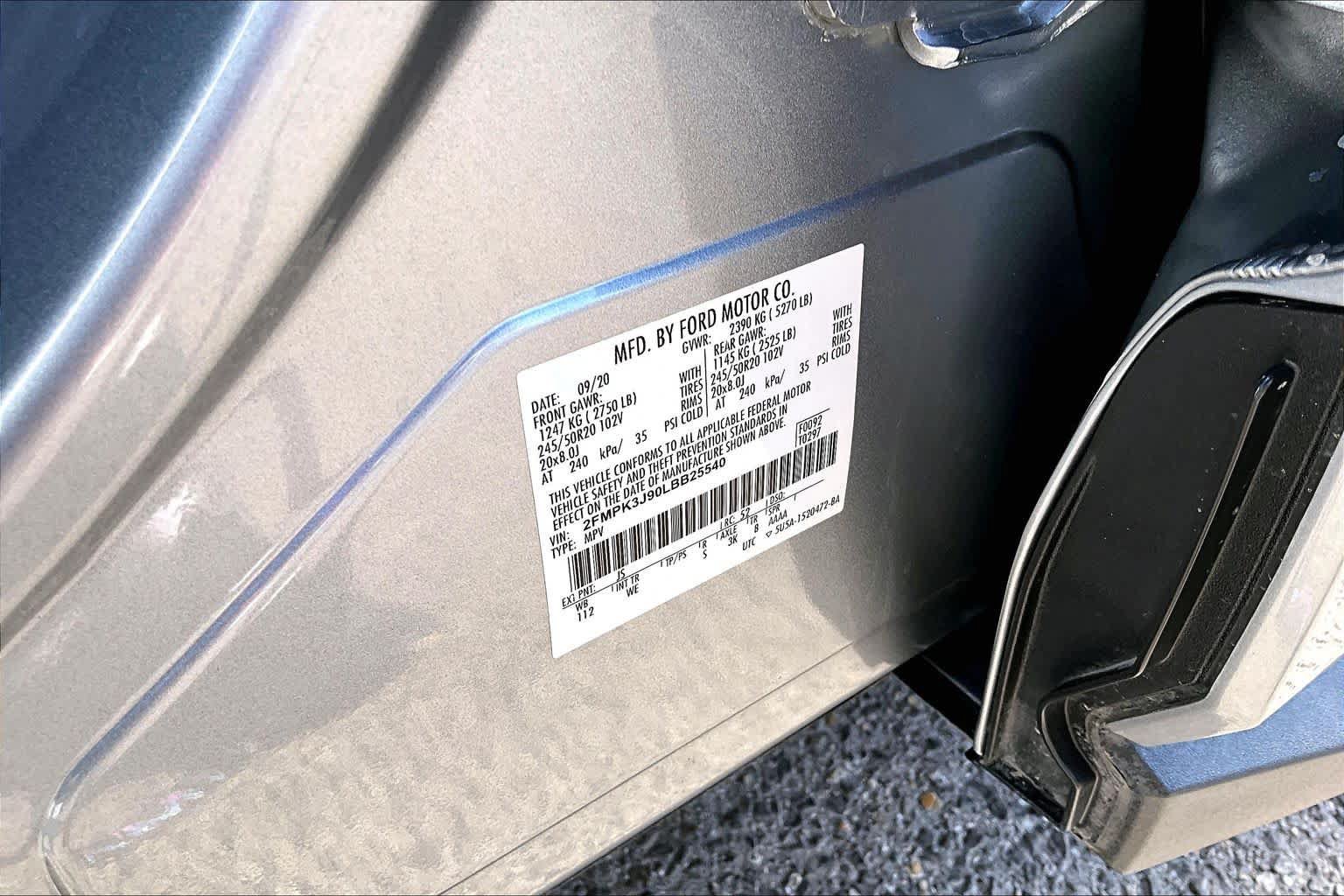 Certified 2020 Ford Edge ST-Line FWD image 34