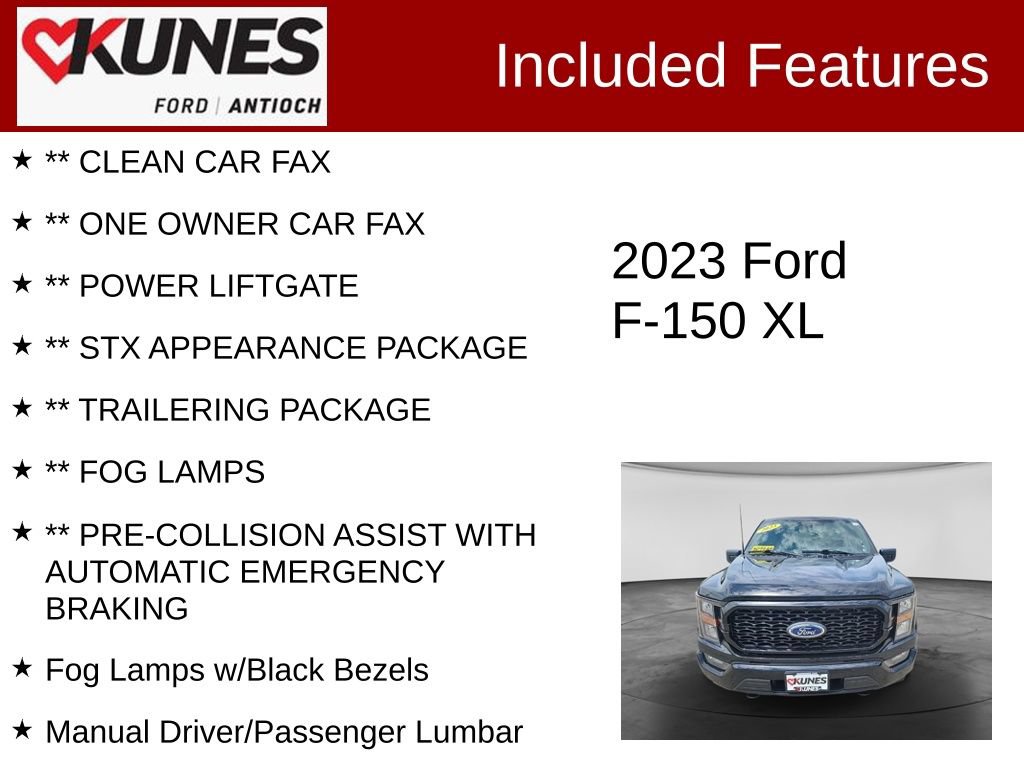 Certified 2023 Ford F150 XL w/ STX Appearance Package AWD/4WD image 4