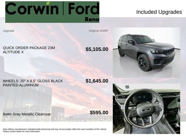 Used 2024 Jeep Grand Cherokee Altitude AWD/4WD image 3