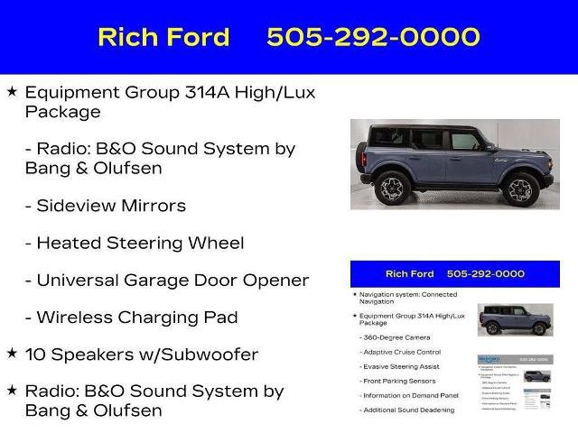 Certified 2024 Ford Bronco Outer Banks AWD/4WD image 26