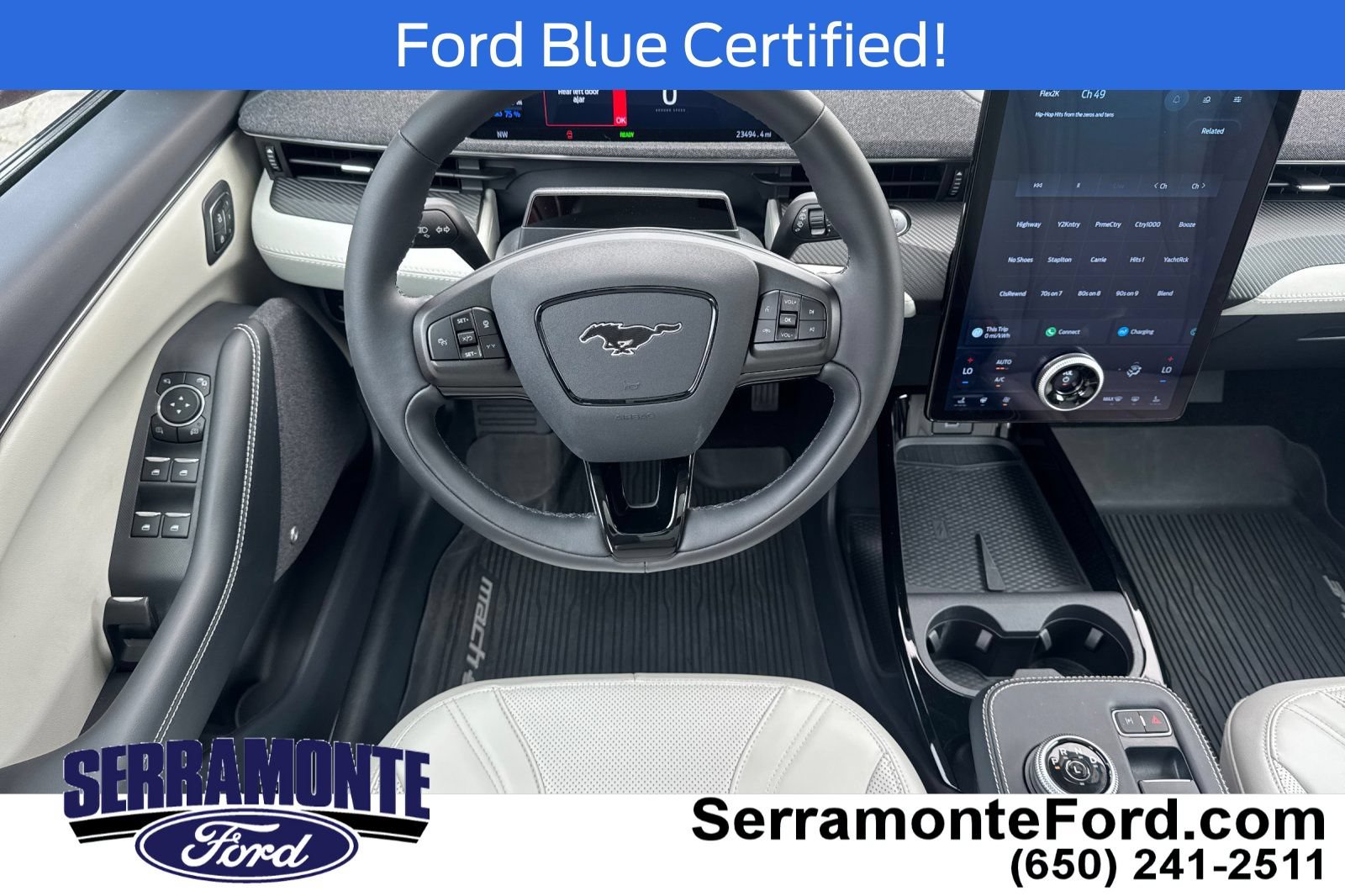 Certified 2023 Ford Mustang Mach-E Premium w/ Mustang Nite Pony Package RWD image 17