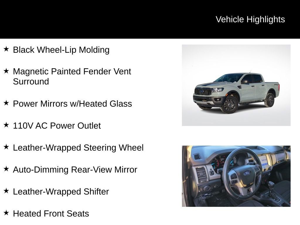 Certified 2023 Ford Ranger XLT w/ Equipment Group 302A High image 31