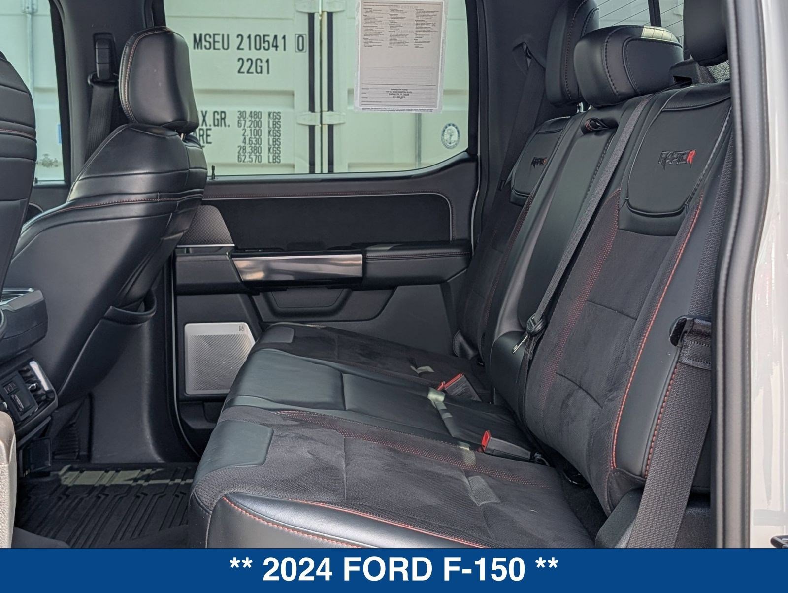 Certified 2024 Ford F150 Raptor w/ Equipment Group 803A Raptor R image 16