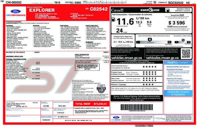 Certified 2025 Ford Explorer ST AWD/4WD image 38