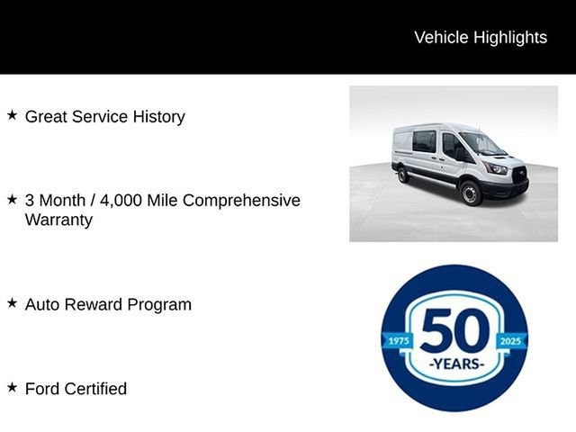 Certified 2024 Ford Transit 250 148 Medium Roof w/ Load Area Protection Package RWD image 8