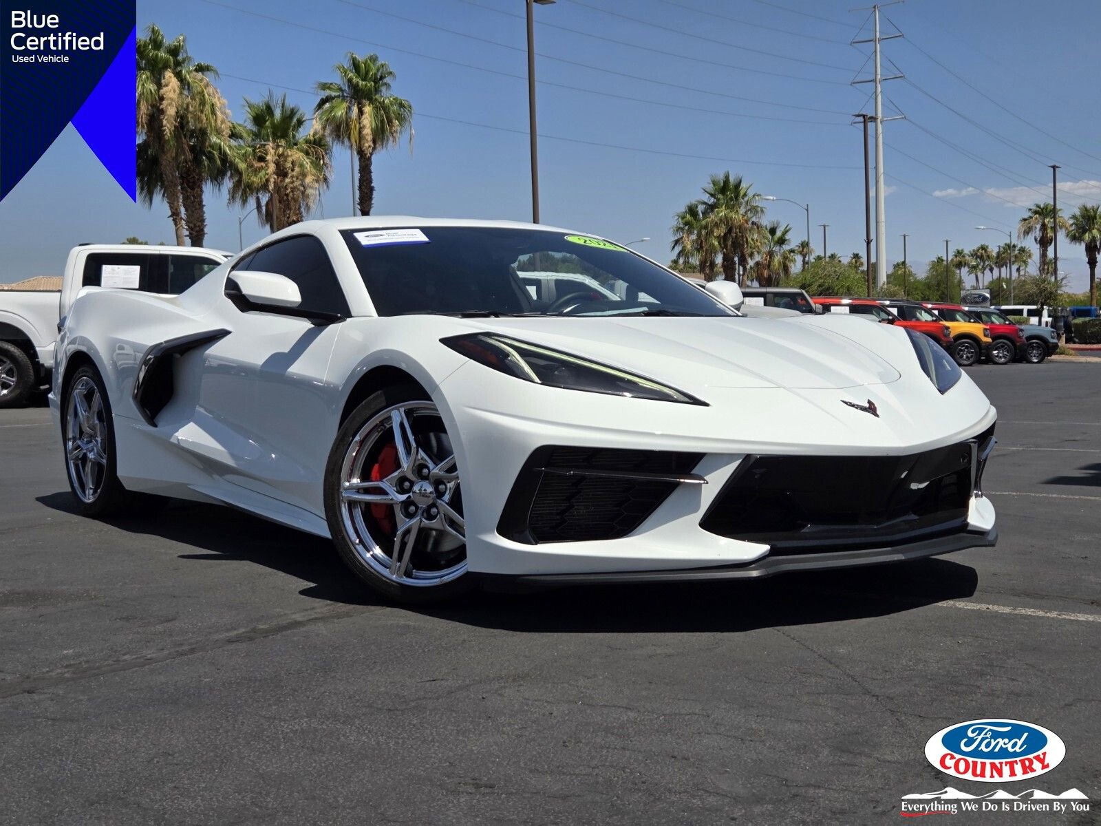 Used 2021 Chevrolet Corvette Stingray Preferred Cpe w/ Z51 Performance Package RWD image 1