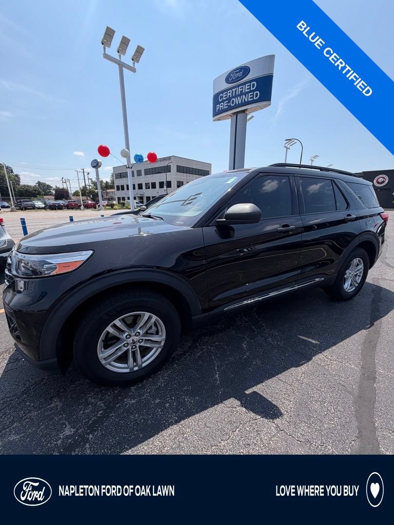 Certified 2022 Ford Explorer XLT w/ Class IV Trailer Tow Package AWD/4WD image 1