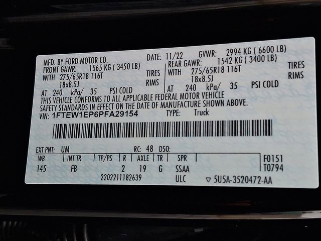 Certified 2023 Ford F150 XLT w/ Equipment Group 302A High image 27