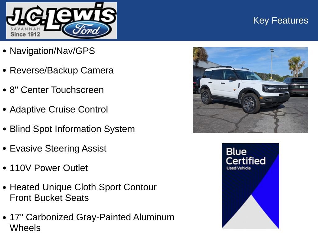 Certified 2023 Ford Bronco Sport Badlands AWD/4WD image 34