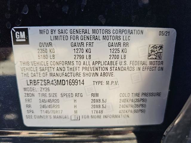 Used 2021 Buick Envision Avenir w/ Technology Package II AWD/4WD image 36