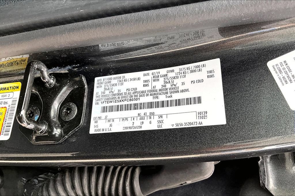 Certified 2019 Ford F150 XL w/ Equipment Group 101A Mid AWD/4WD image 31