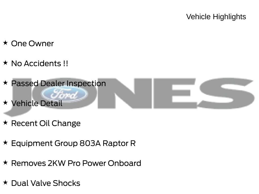 Certified 2024 Ford F150 Raptor w/ Equipment Group 803A Raptor R AWD/4WD image 15