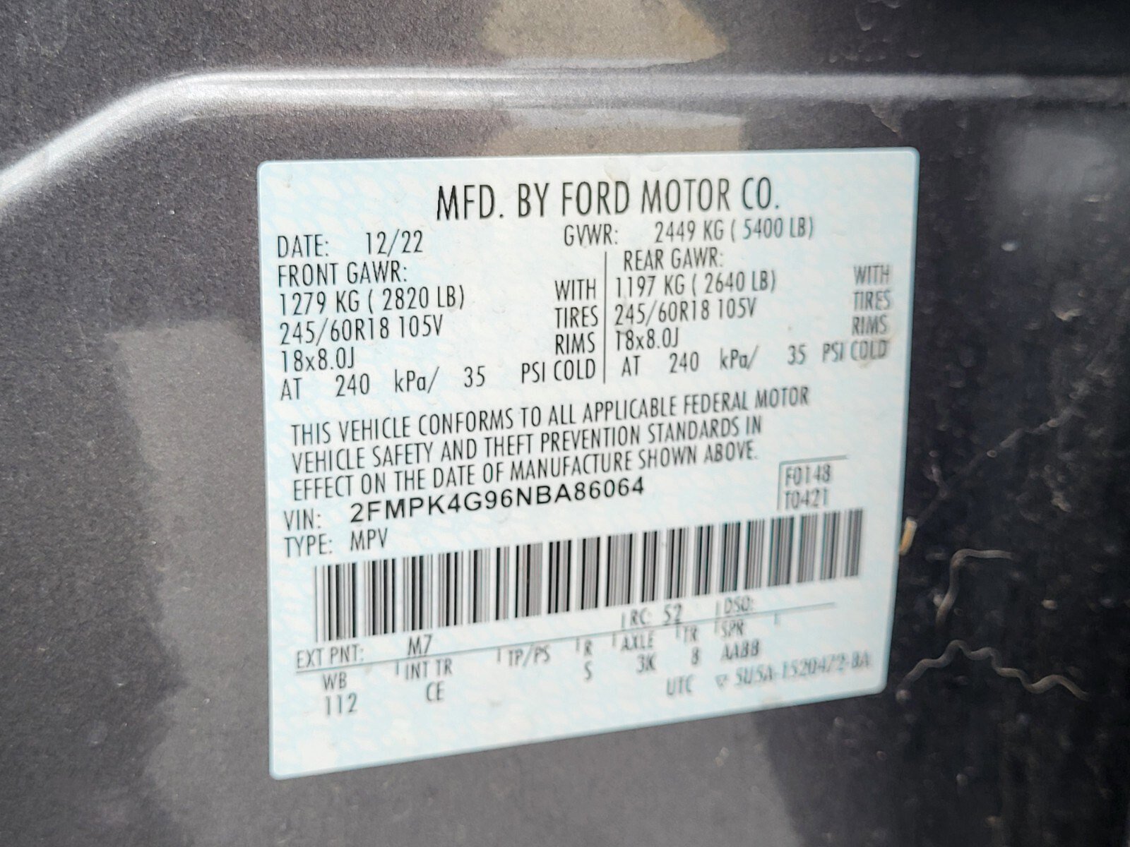 Certified 2022 Ford Edge SE image 34