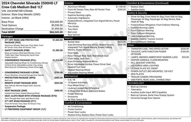 Used 2024 Chevrolet Silverado 2500 LT image 89