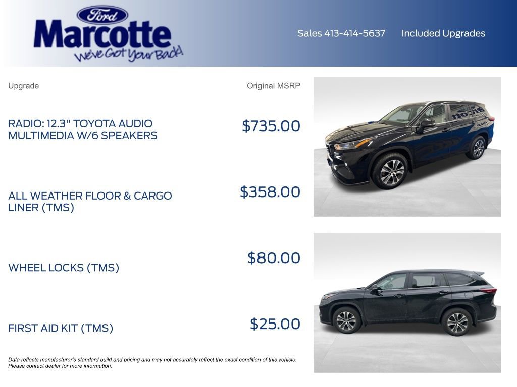 Used 2023 Toyota Highlander XLE AWD/4WD image 4