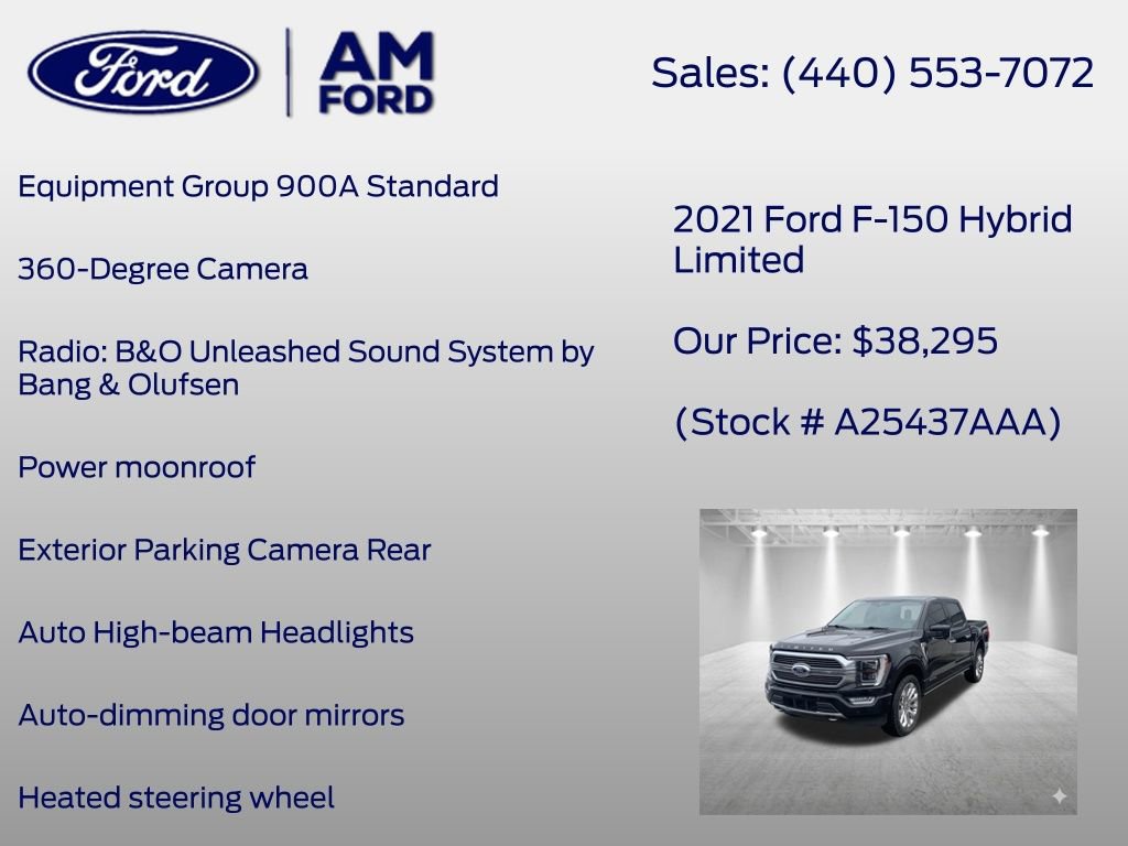 Certified 2021 Ford F150 Limited AWD/4WD image 6