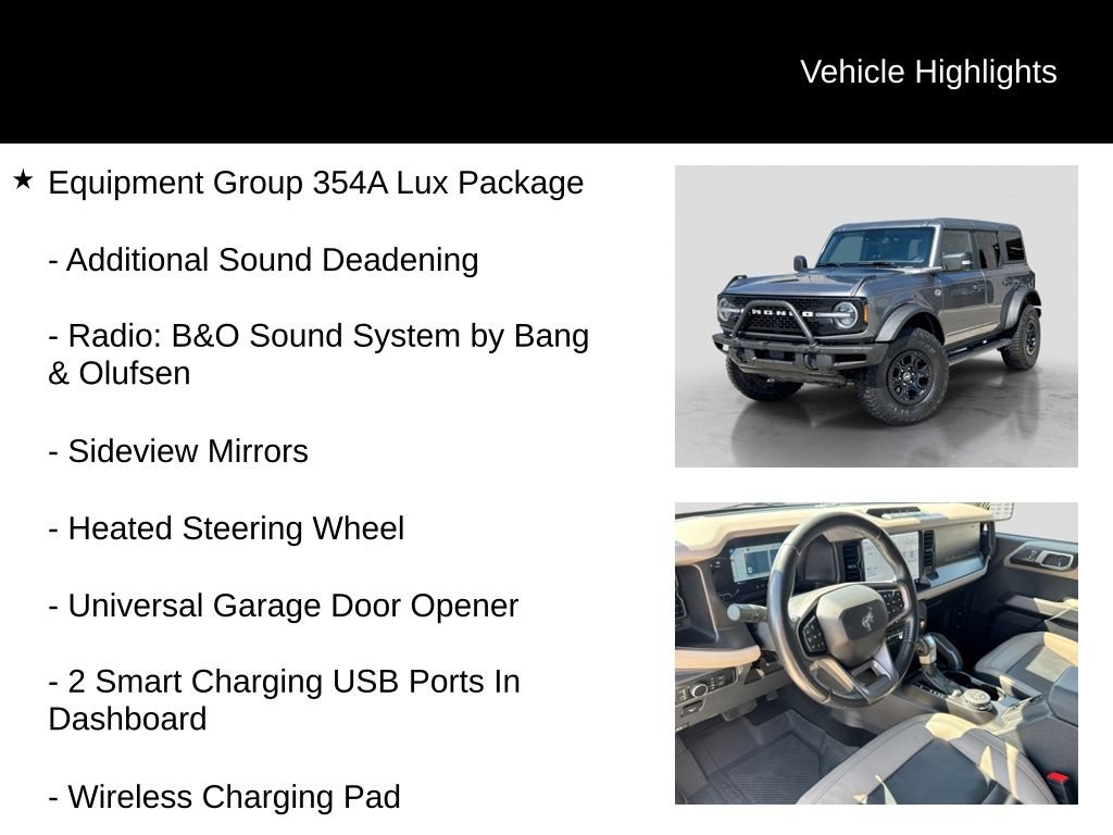 Certified 2023 Ford Bronco Wildtrak AWD/4WD image 11