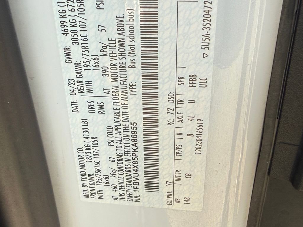 Certified 2023 Ford Transit 350 XLT image 25