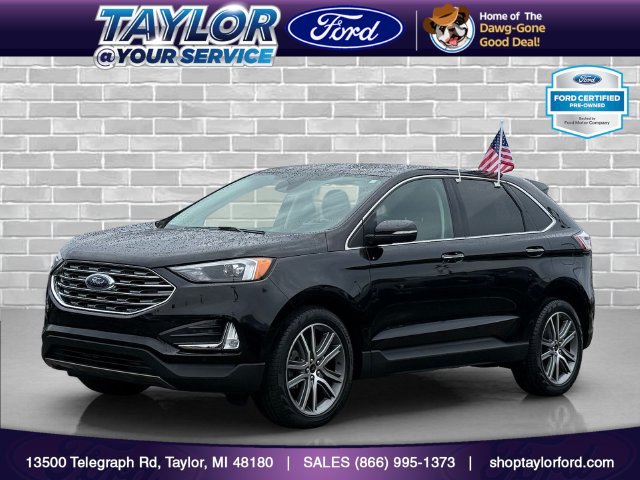Certified 2023 Ford Edge Titanium w/ Class II Trailer Tow Package