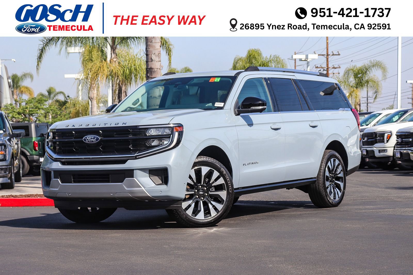 Certified 2025 Ford Expedition Max Platinum w/ Driver's Package