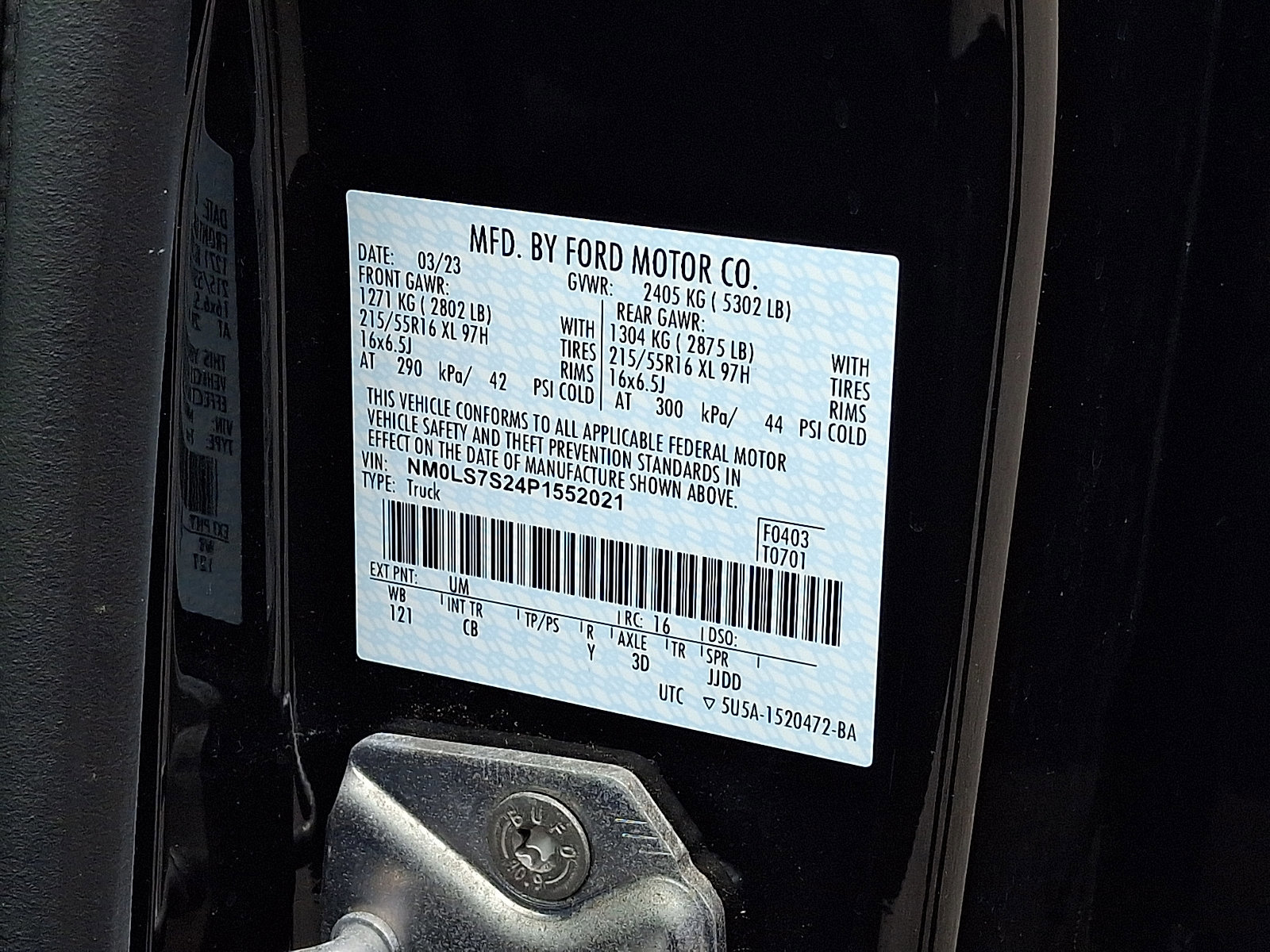 Certified 2023 Ford Transit Connect XL image 29