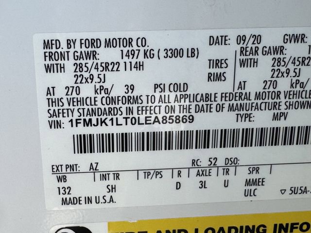 Certified 2020 Ford Expedition Max Platinum image 37