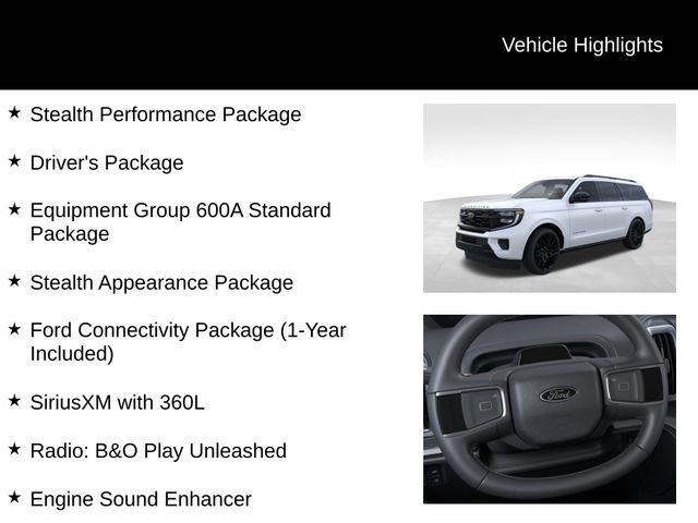 Certified 2026 Ford Expedition Max Platinum w/ Stealth Performance Package AWD/4WD image 8