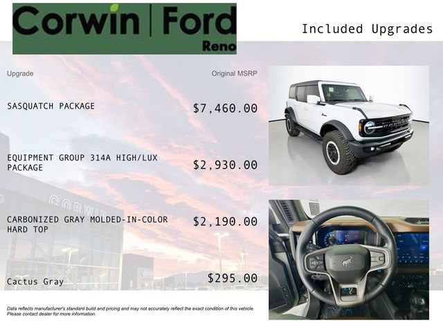 Certified 2024 Ford Bronco Outer Banks w/ Sasquatch Package image 10